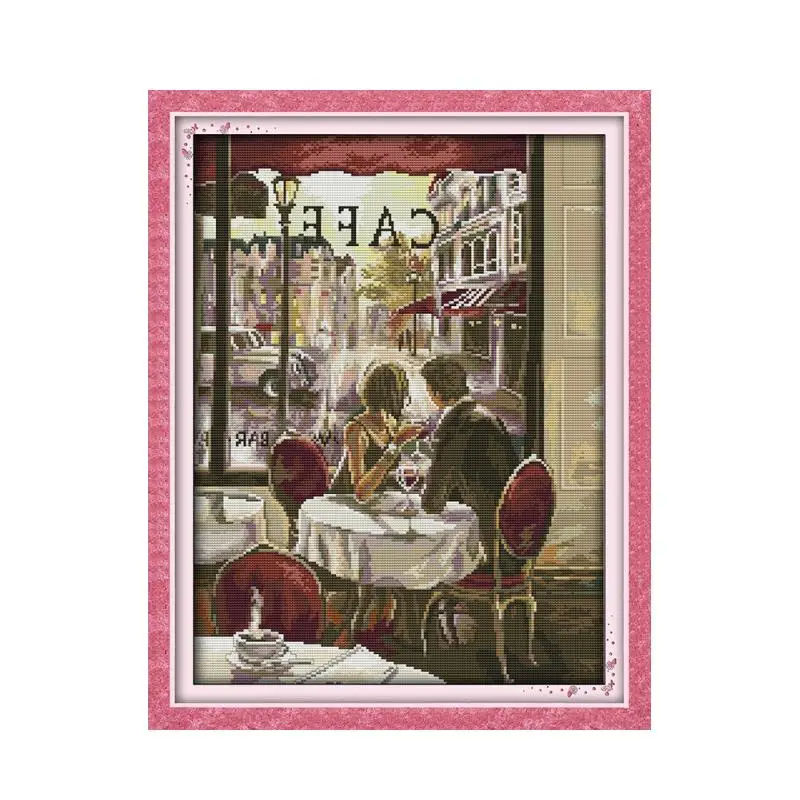 Набор для вышивки крестиком Coffee lovers 18/14/11 карат рукоделия сделай сам|handmade