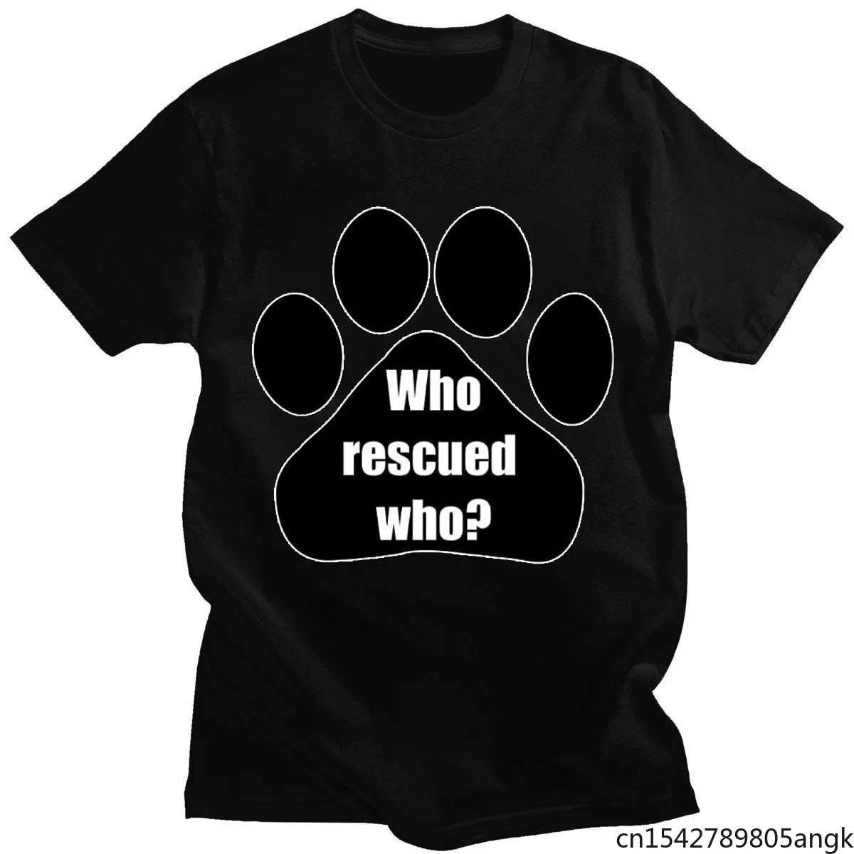 

The Dog Paw Prints Harajuku Funny Vintage Vogue Streetwear Personality High Quality Casual Unisex Top Plus-size Women's T-shirts