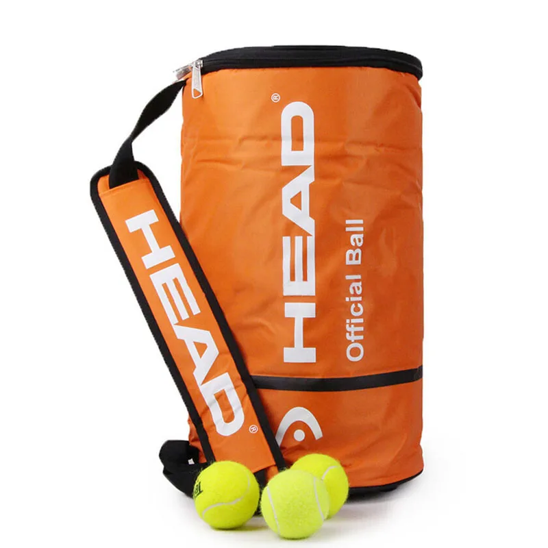 

Professional HEAD Tennis Bag Large Capacity For 100 pcs Tennis Balls CCT Insulation Single Shoulder For Male Sports Original