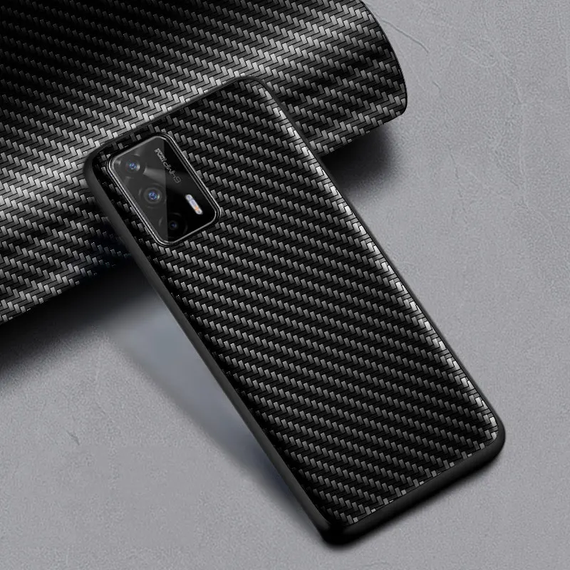 

Carbon Fibre texture Phone Case for Oppo Realme GT Neo2T Fashion Design Soft Back Cover Coque for Realme GT Neo 2T Case