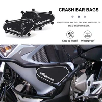 motorcycle frame crash bars waterproof bag repair tool placement bag for givi for kappa for honda varadero xl1000 2007 2013
