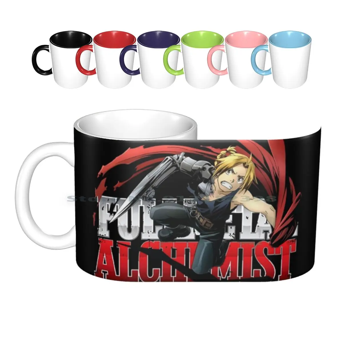

Fullmetal Alchemist Edward Ceramic Mugs Coffee Cups Milk Tea Mug Fullmetal Alchemist Anime Fullmetal Alchemist Alphonse Edward