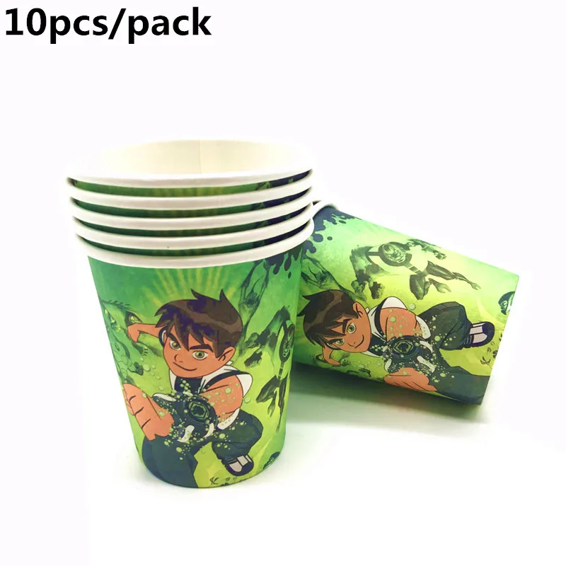 Декоративная одноразовая посуда Ben 10 тематическая вечеринка на день рождения с