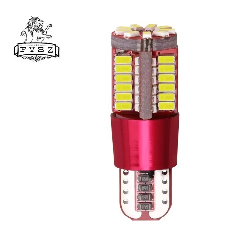 10 шт. T10 12 В 57 SMD 3014 15 Вт 6000 К Автомобильные светодиодные лампы от Canbus светильник