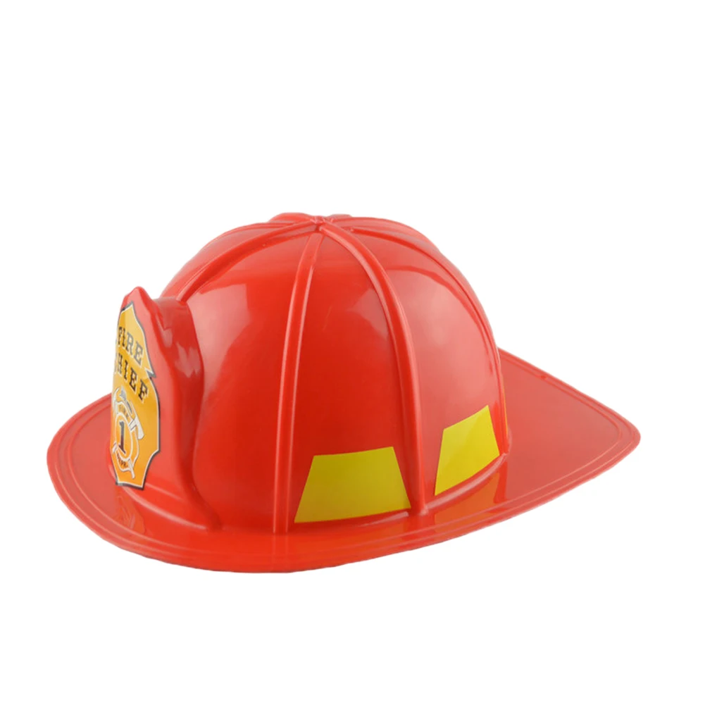

Simulation Fireman Chief Safety Helmet Firefighter Hat Cap Kids Toy Party Supply Kids Halloween Christmas Cosplay