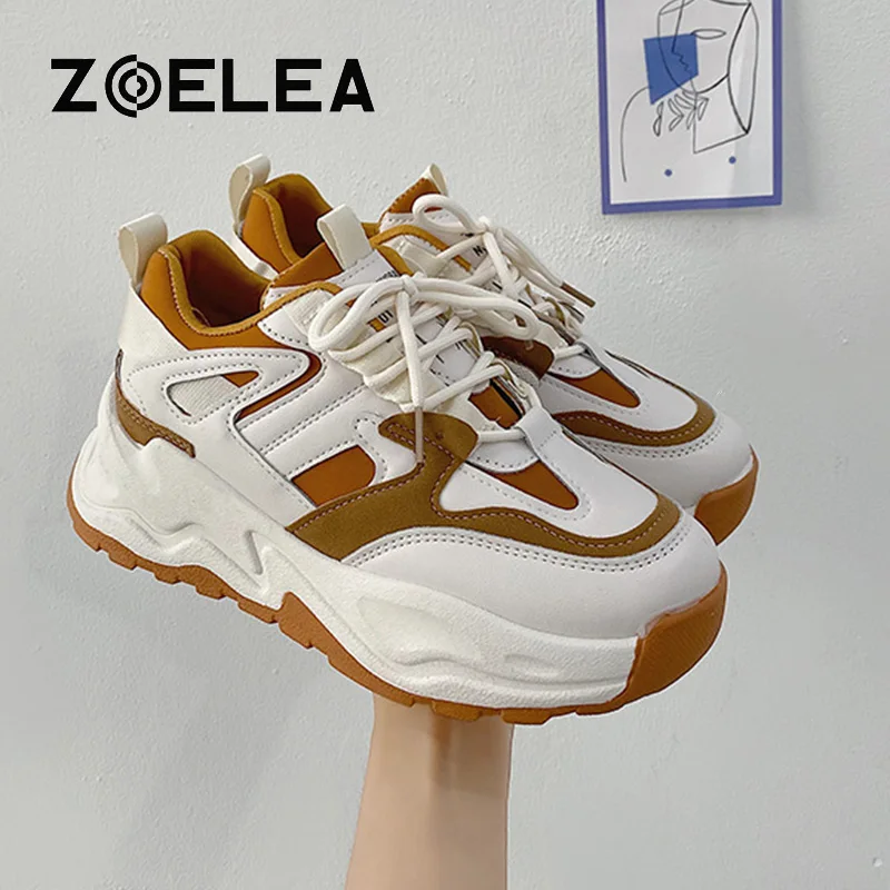 

Women Sneakers Fashion Casual Shoes Woman Comfortable Breathable White Flats Female Platform Sneakers Chaussure Femme