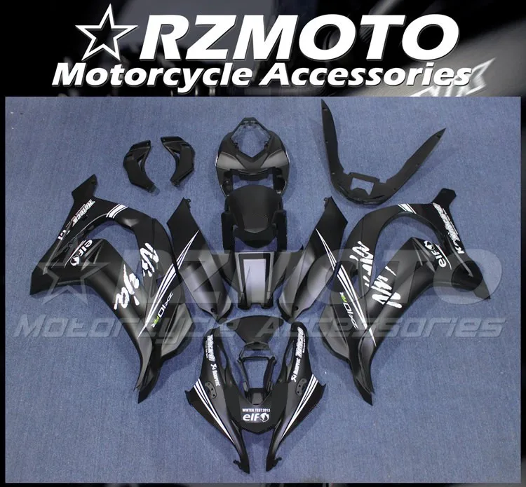 

Injection Molding New ABS Whole Fairings Kit Fit for Kawasaki Ninja ZX-10R 2016 2017 2018 2019 2020 Bodywork set black matte JP