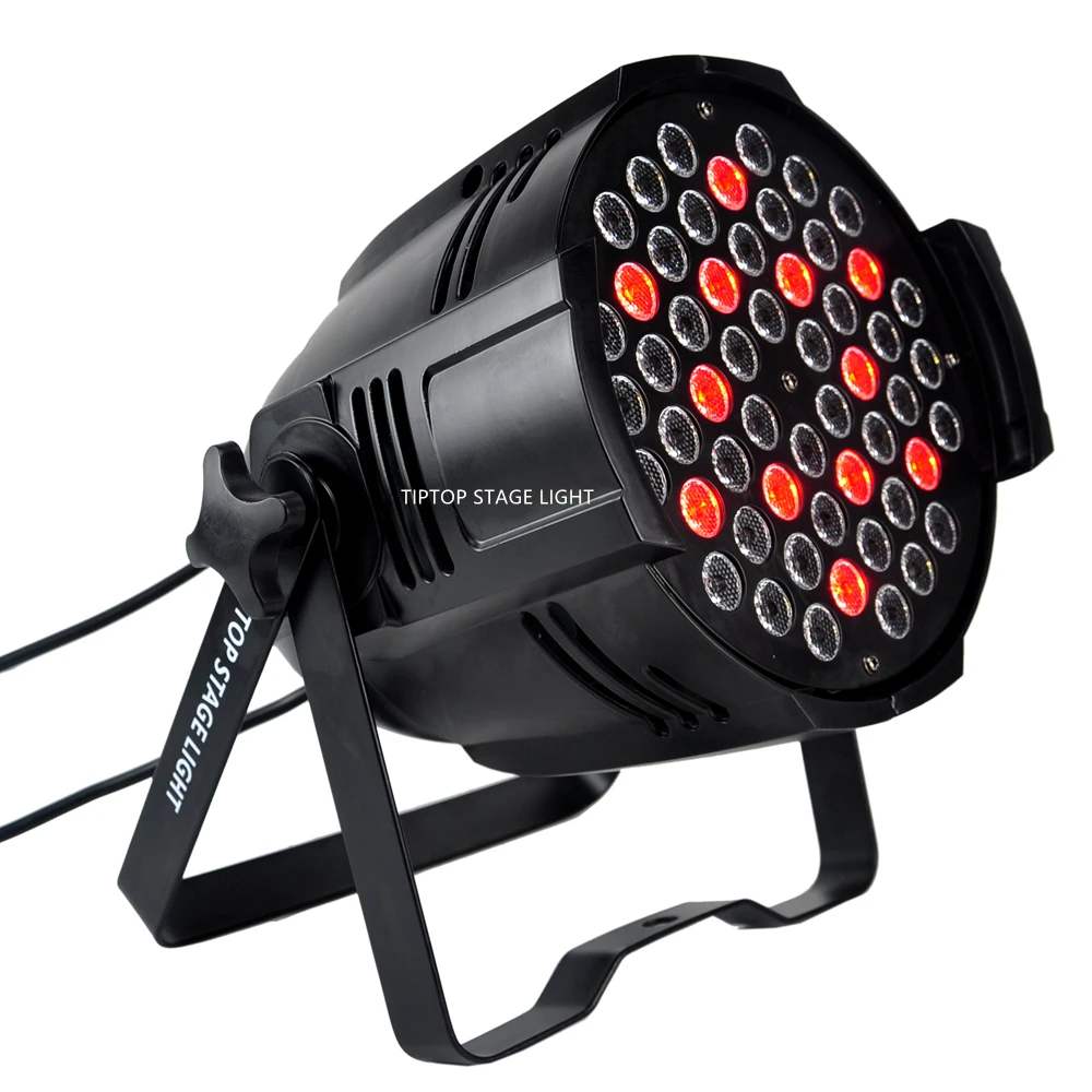 8xlot 543W RGBW LED Par 64 Double Yokes Stage DJ вечерние светильник DMX Par64 Lamp Light ing Single Color Sound Control Auto