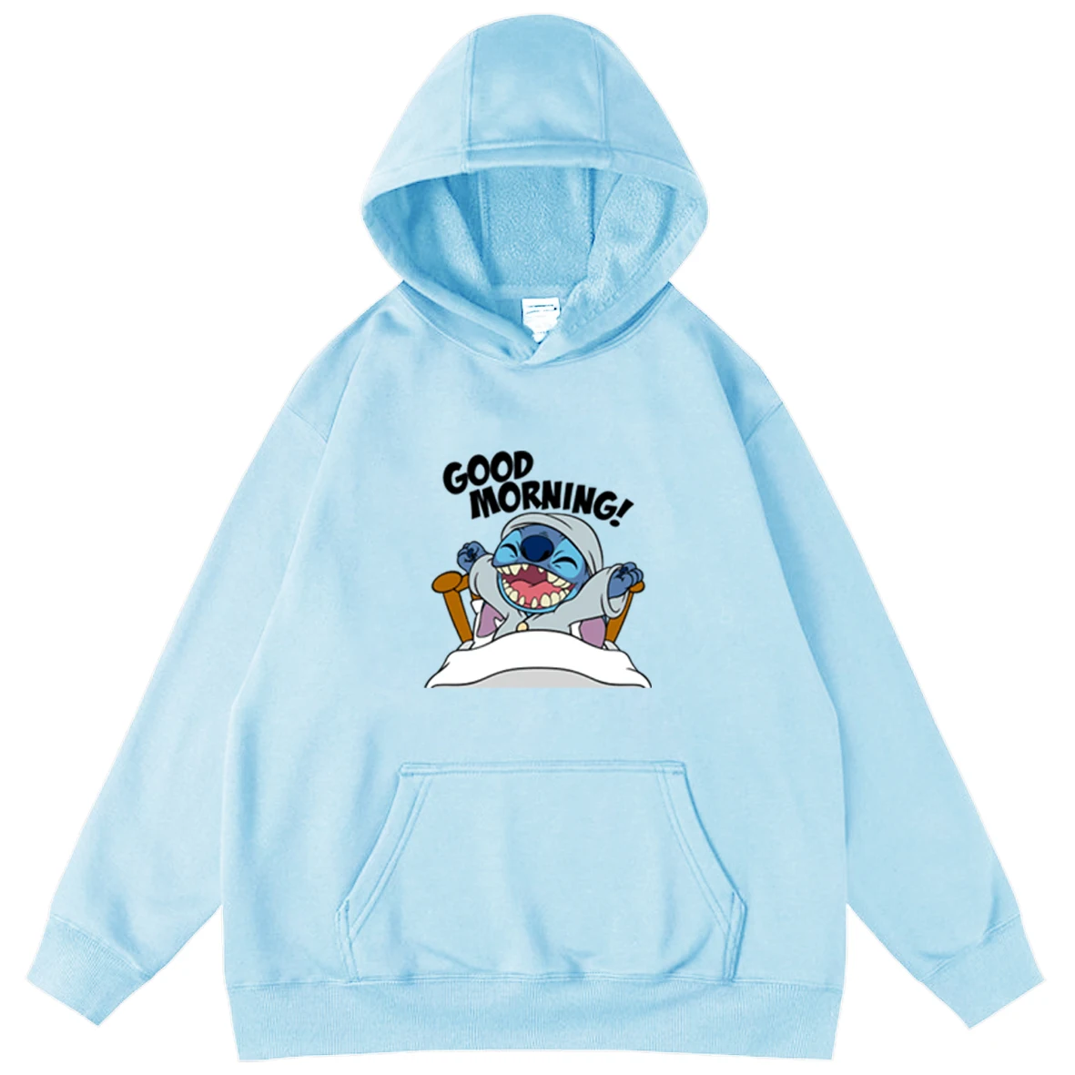 

Stitch Anime Hip-hop Hoodies Mens Street Oversized Hoodies 2021 Autumn Casual Loose Couples Hooded Pullover Male Fleece Tops