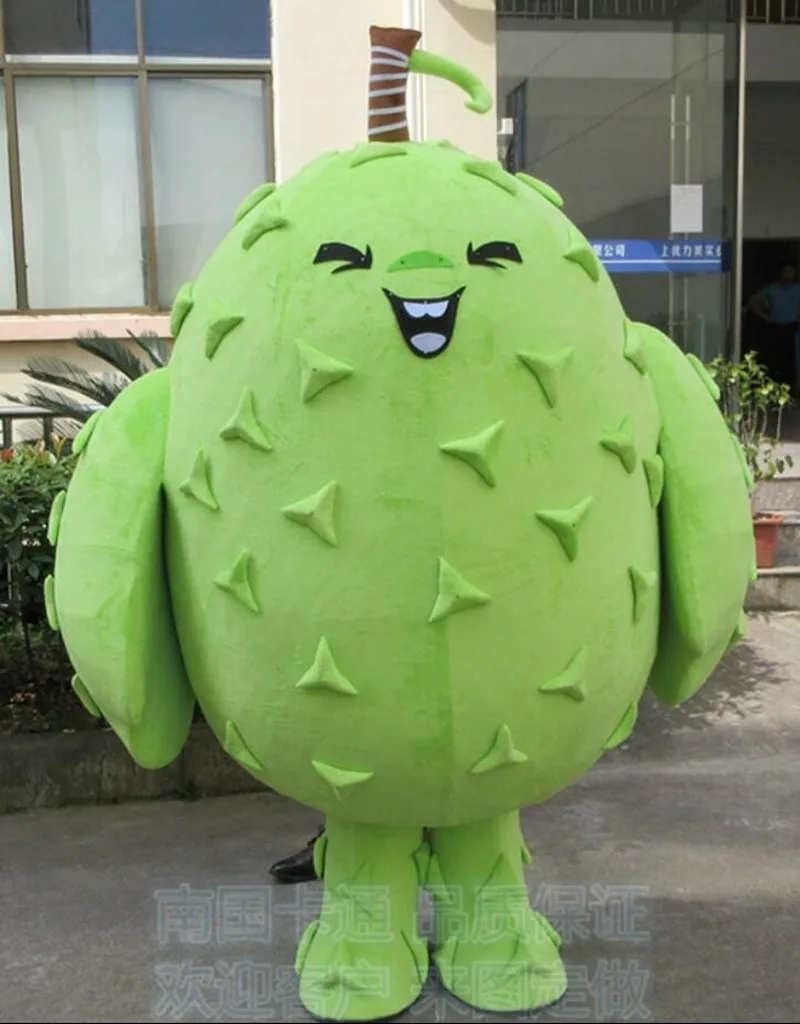 baratas 2020 Durian Frutas Mascote Trajes Adulto Natal Aniversário Cosplay Festa Vestido Quente Interessante Engraçado Personagem Dos Desenhos Animados Roupas
