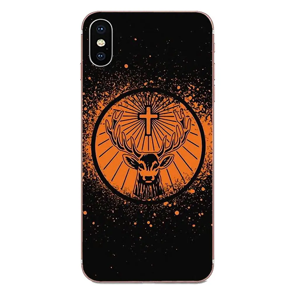 Ультратонкий чехол с логотипом Art Design Jagermeister для Apple iPhone 4 5 5C 4S SE SE2 6 6S 7 8 11 Plus Pro X XS Max