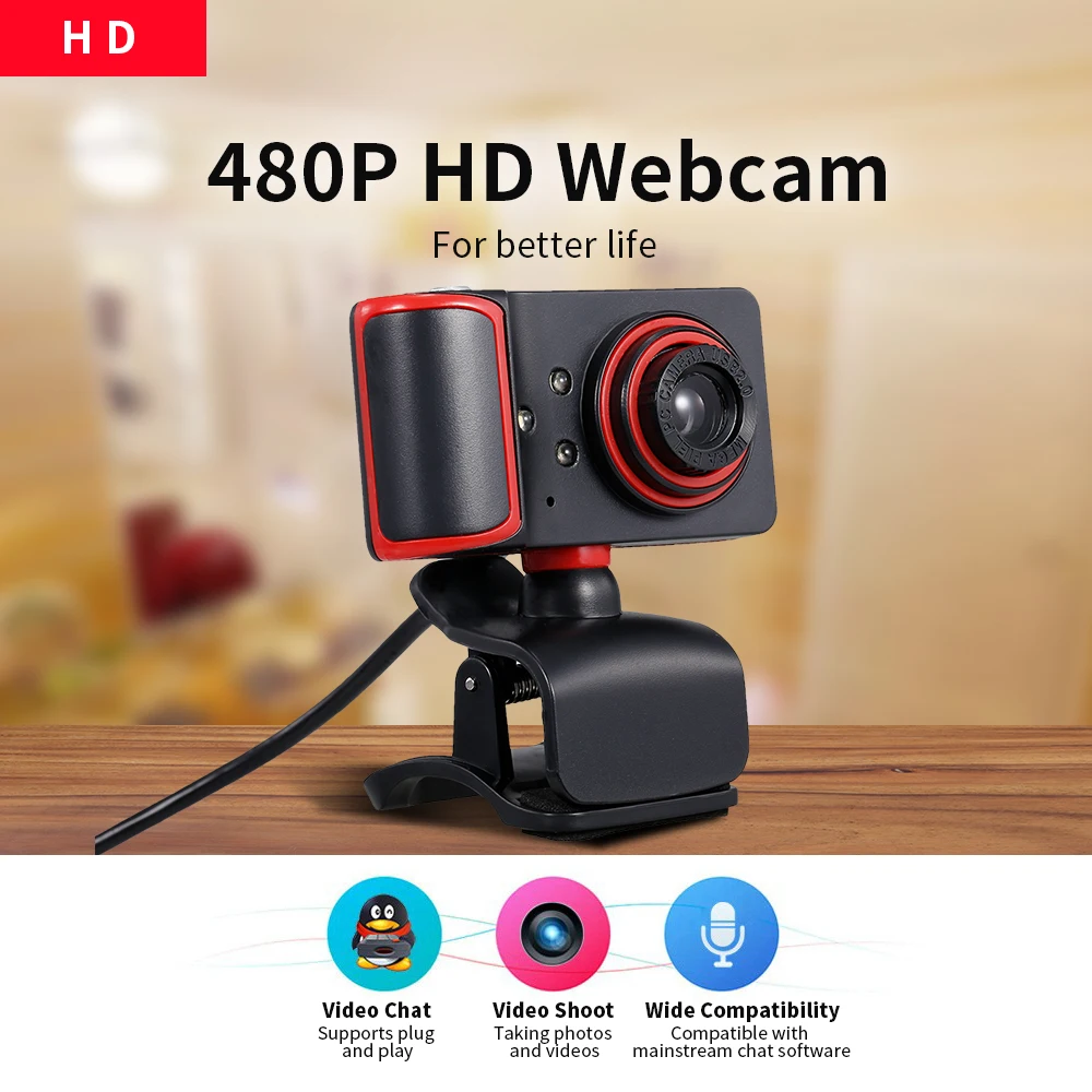 

HD 5Million Pixels usb Webcam hd Web Cam USB Web Camera With Microphone Webcam For Computer PC Laptop Desktop CMOS drop shipping