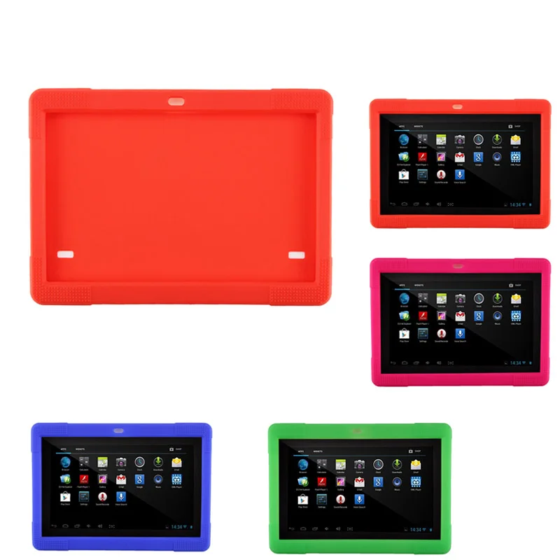 10 1 дюймовый силиконовый чехол для планшета Tab MTK8752 K107 S107 MTK6592 3G 4G планшет и