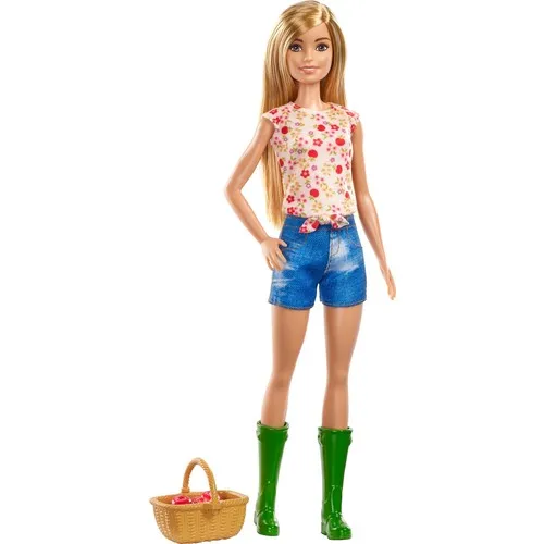 Barbie On Farm Series Farmer At The Barbie Doll-Barbie Farm-