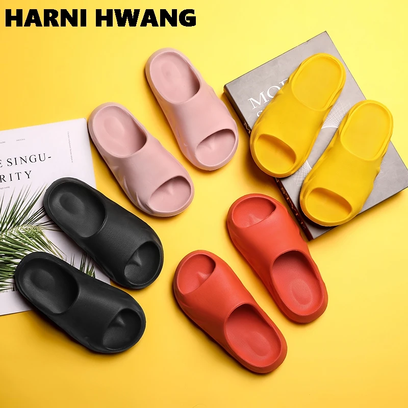 

2021 New summer family parent-child casual fashion slippers with soft and comfortable soles flip flops beach outdoor sandals