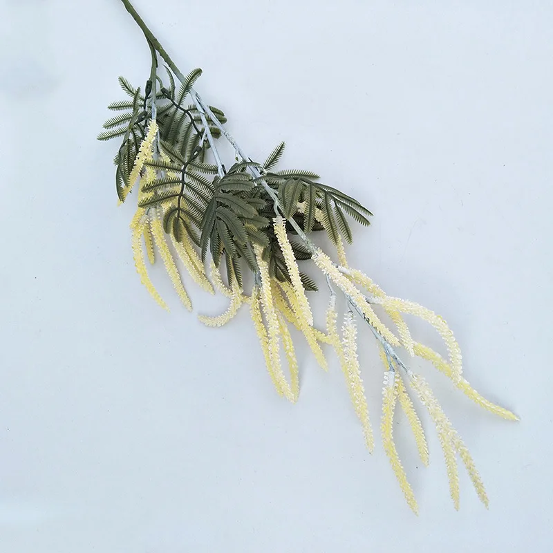 Искусственный цветок 75 см 30 головок искусственная лоза Мимоза Цветочная ветка