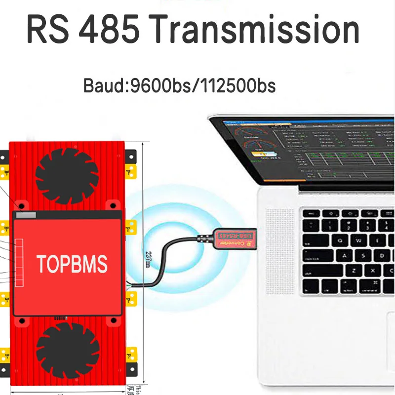 BMS 4S LiFePo4 300A 400A Bluetooth BalanceRS485 CANbus NTC UART вентилятор охлаждения для Lifepo4 Батарея 3 2 V 65