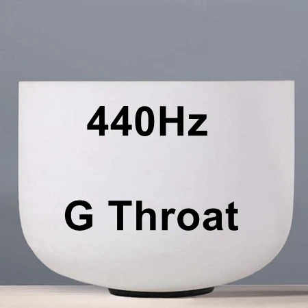 440Hz Note G CVNC 12 дюймов идеальный шаг Примечание C/D/E/F/G/A/B чакра Матовый Кварцевый Поющая чаша для медитации Исцеление йогой - Цвет: 440Hz Note G