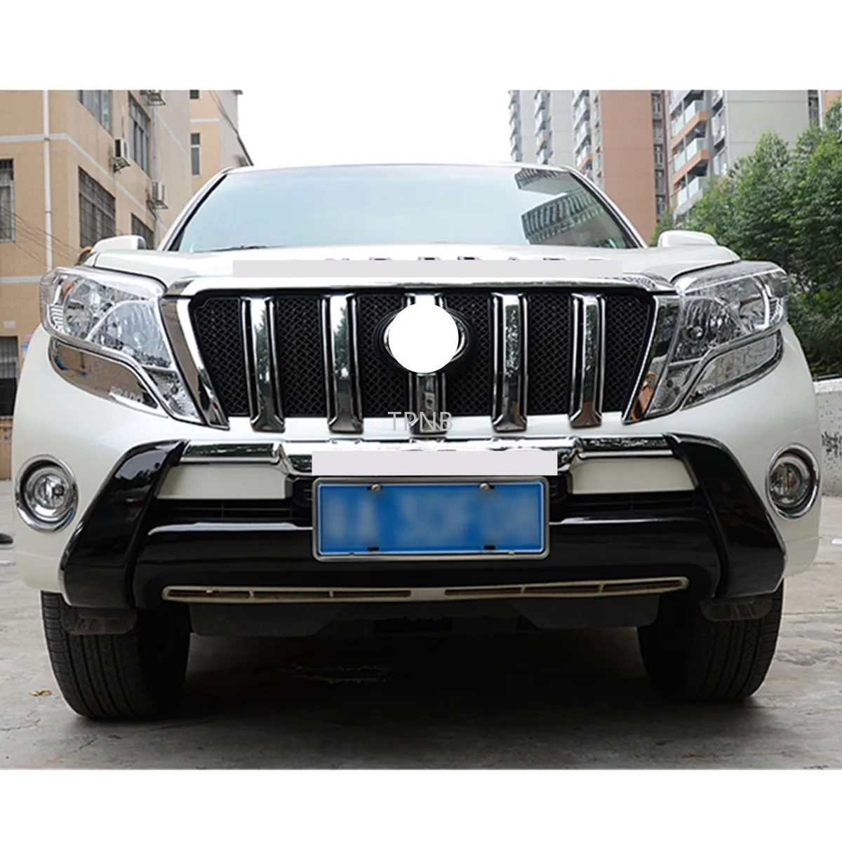 Накладка на переднюю и заднюю противотуманную фару для Toyota Land Cruiser Prado 150 2010 2011 2012