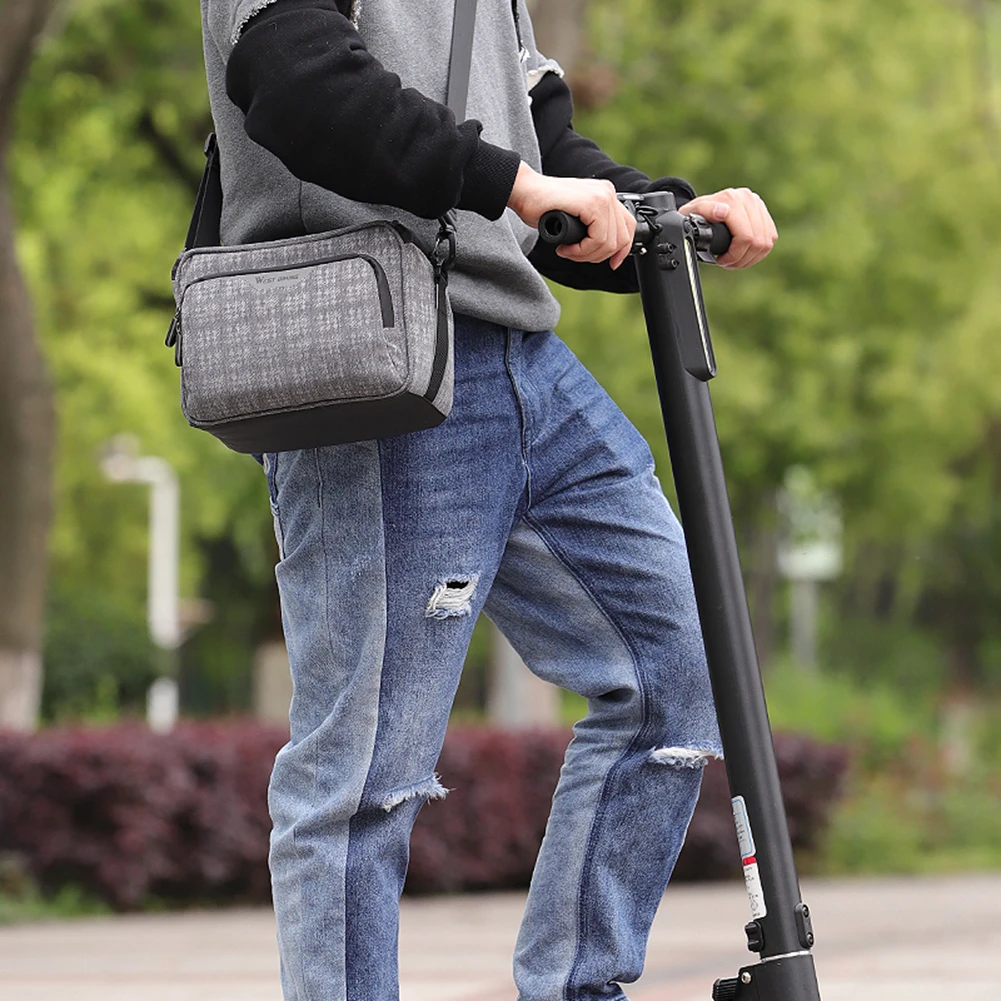 

Bicycle Bag MTB Handlebar Front Basket Top Frame Pannier with Reflective Strip Waterproof Touch Screen Phone Bag