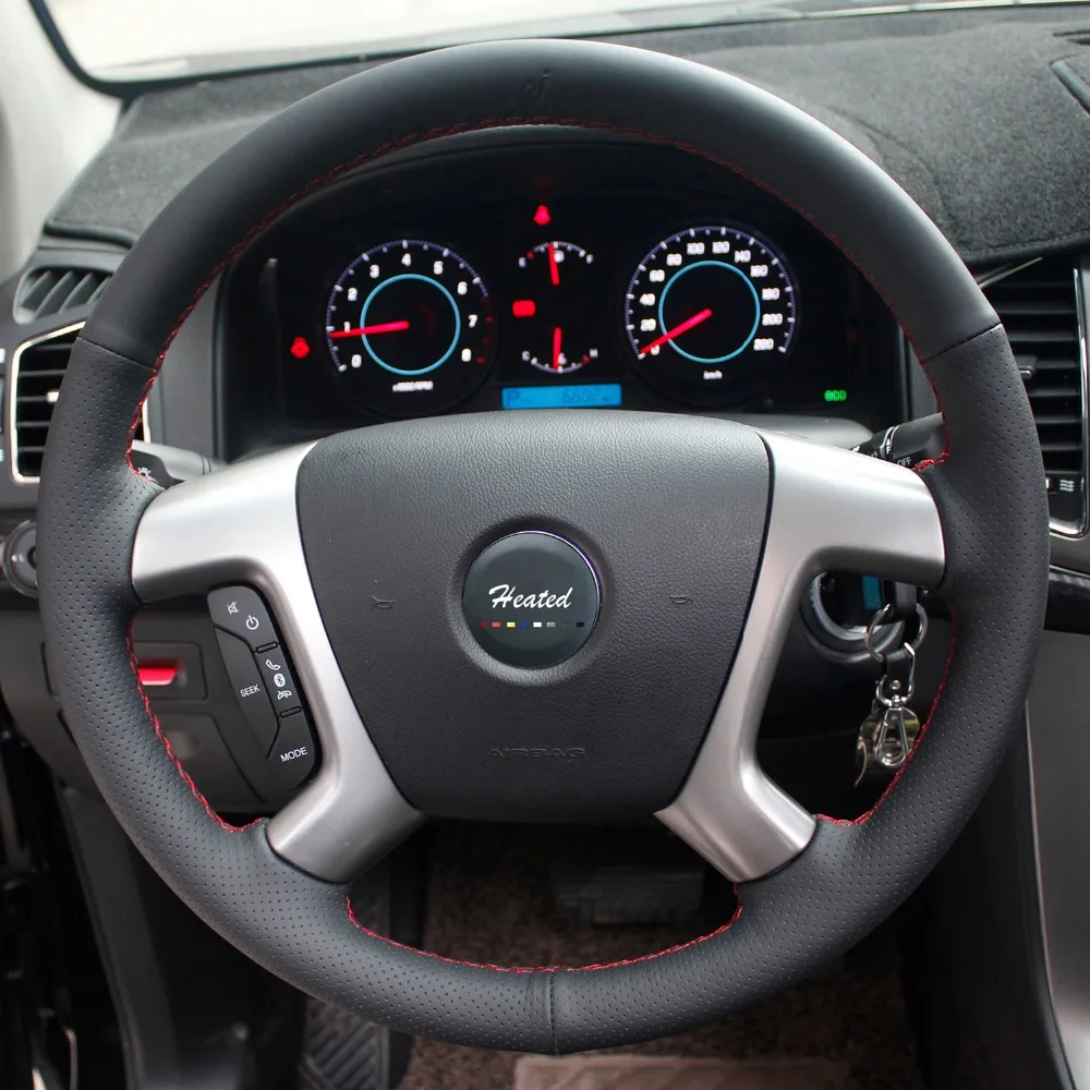 Steering wheel cover FOR Chevrolet Captiva 2007-2014 Silverado GMC Sierra 2007-2013 Daewoo Winstorm Braid on the steering | Автомобили и