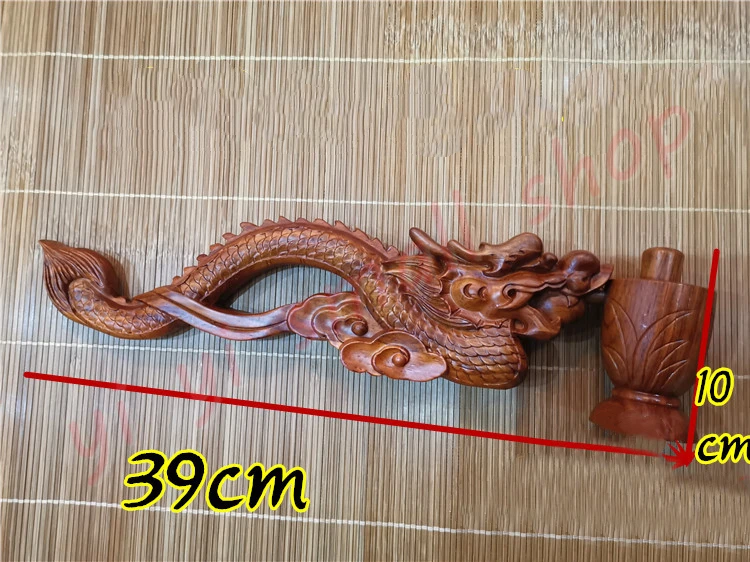 Волшебные Инструменты Taoist ручная плита из розового дерева с головой дракона