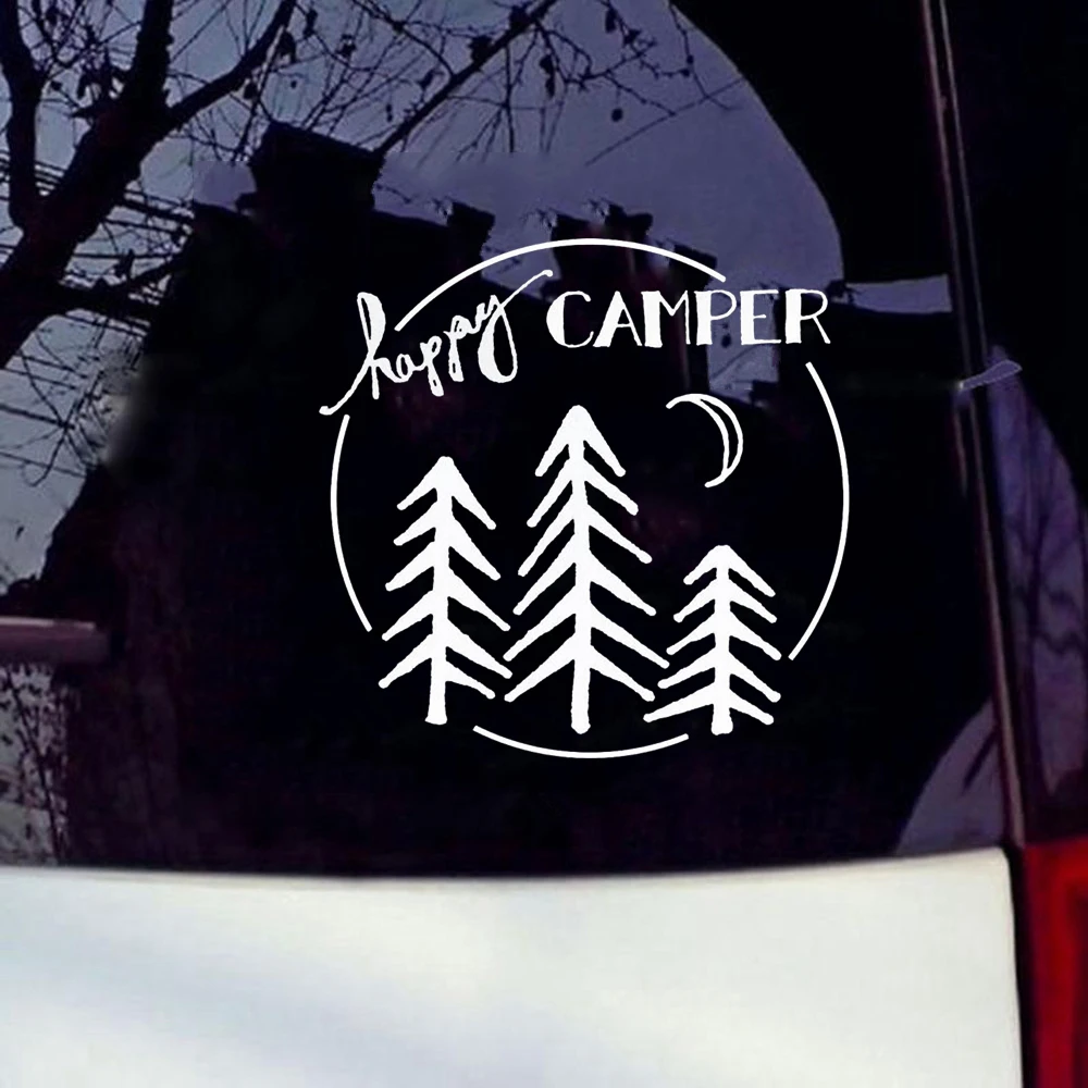 Счастливый стиль кемпинга автомобильные окна бамперы аксессуары для мотоциклов