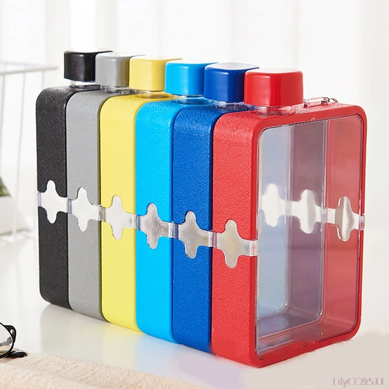 A5 плоской воды Кубок кружки Для Мужчин's Бумага бутылку Творческий переносная