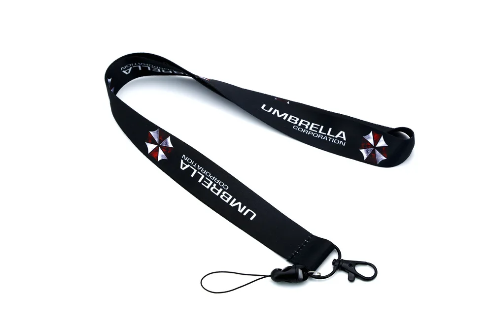 Key chain Jewelry Double Sides UMBRELLA CORPORATION Lanyard for Keychains ID Tag Badge Anti Loss Strap | Украшения и аксессуары