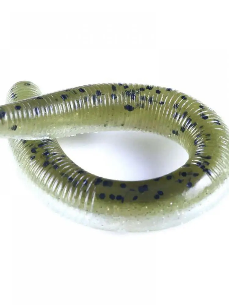 

6PCS Lure Earthworm Lure Two-color Soft Fishing Bait 11.5cm-5.5g Silicone Fishing Lure Fishing Tools Accessoriess