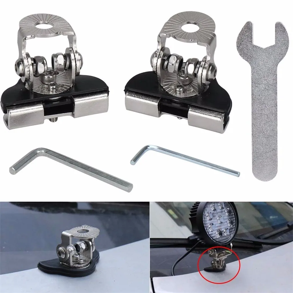 2 шт. Автомобильный кронштейн держатель зажима из нержавеющей стали монтажный