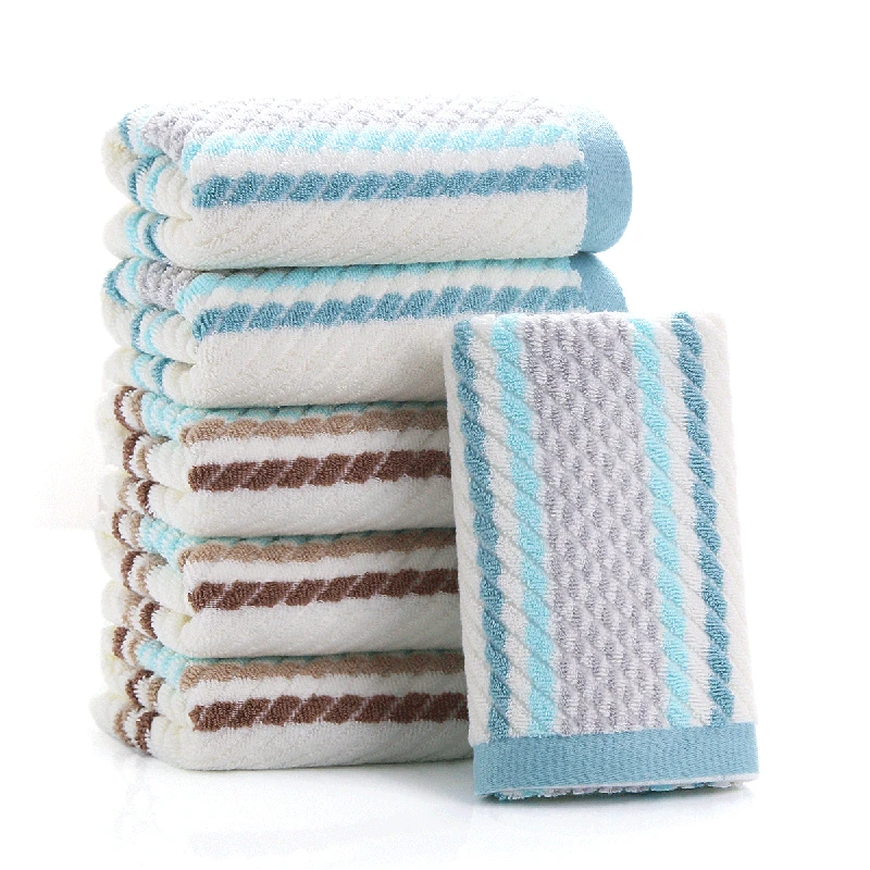 

Hand Towel 1pcs 34x75cm Check Hand Towel Facial Care Bathroom Towel Sports Household Non-disposable Towel