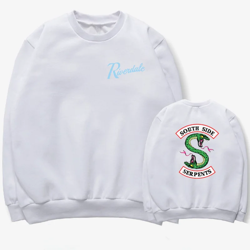 Толстовка с капюшоном &quotSouth Side Serpents&quot ривердейл пуловер куртки круглым вырезом
