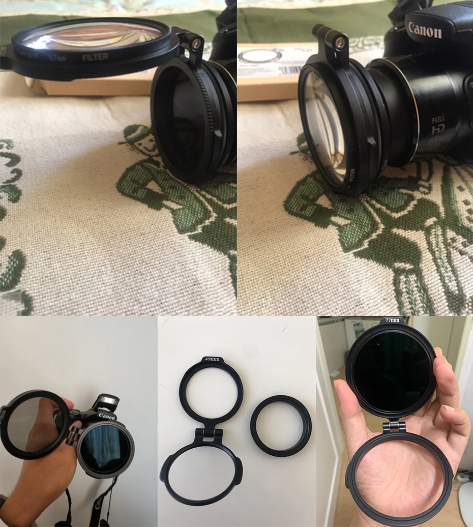 ND фильтр быстросъемное кольцо аксессуар для камеры DSLR Быстрый переключатель