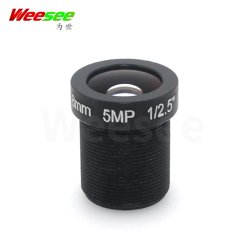 Объектив WS Board 8 мм 5MP M12 Mount CCTV Lens|Запчасти для CCTV| |