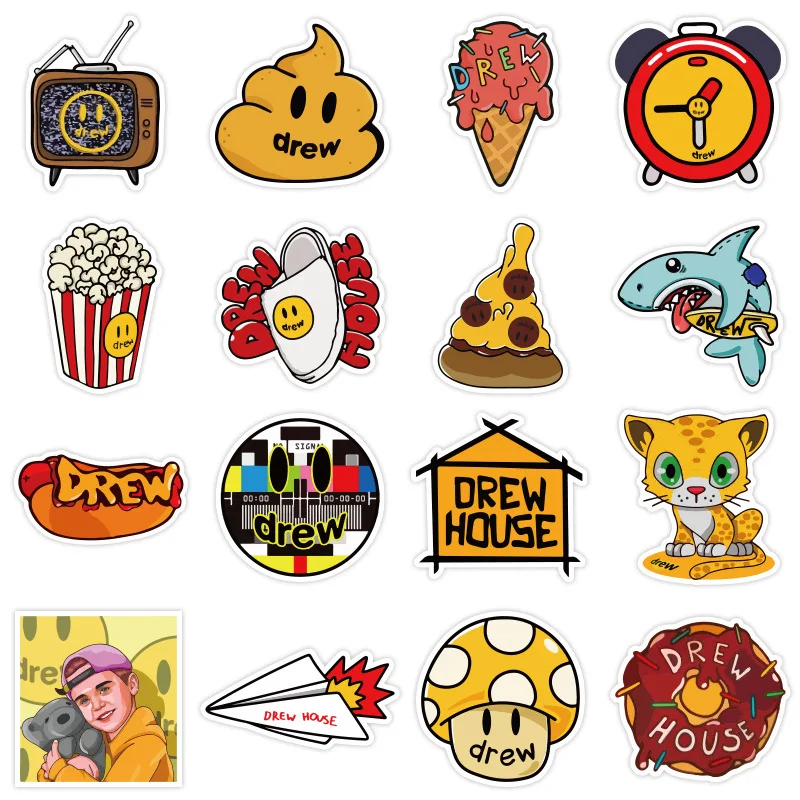 50 шт./компл. стикер для гидрофляги ПК багажа ноутбука мотоцикла|Наклейки на стену|