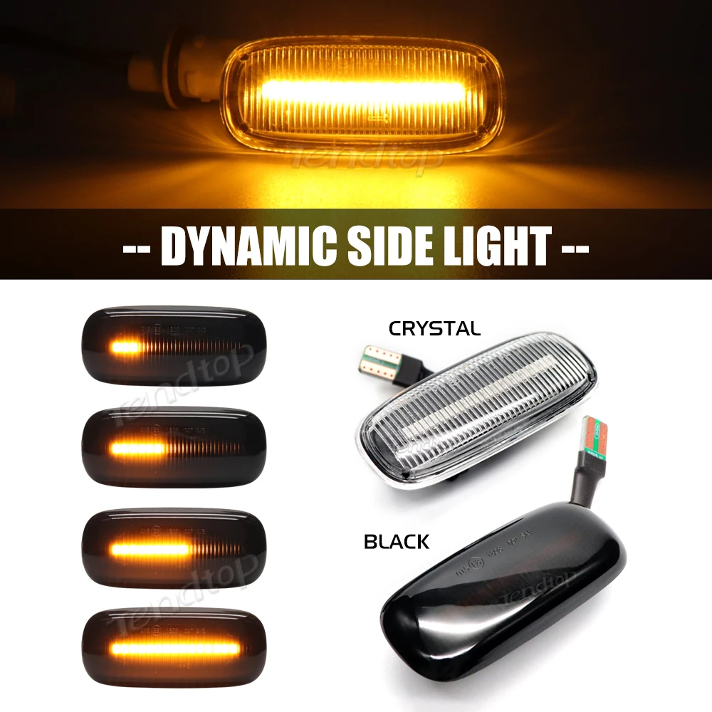 Turn Signal Mirrors Direction Indicator Lamp Rearview Flashing Sequential Light Car Styling For Audi A3 S3 8L A4 B5 A8 D2 TT 9N