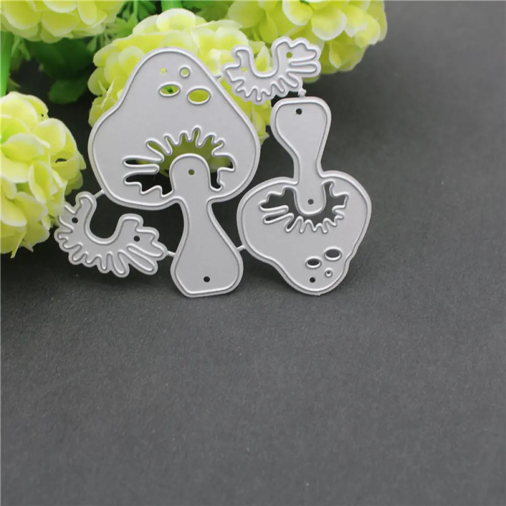 Металлические Вырубные штампы в виде грибов для скрапбукинга фотоальбома