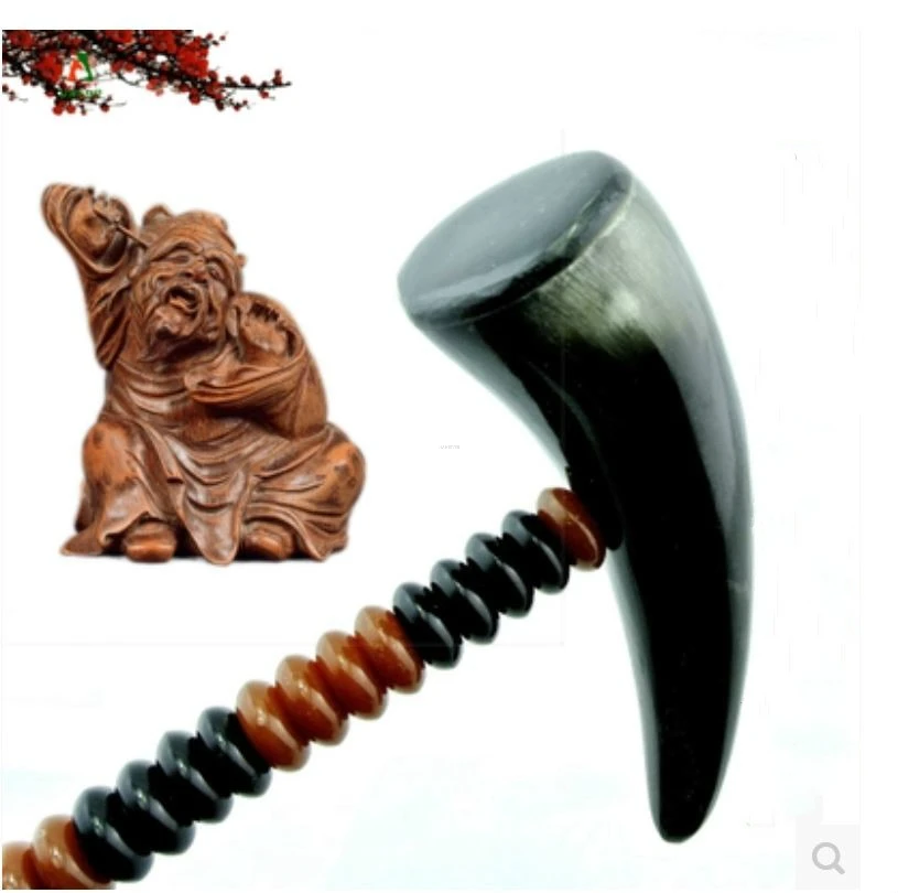 Массажер для снятия царапин рог молоток на спине инструмент подлинных 1