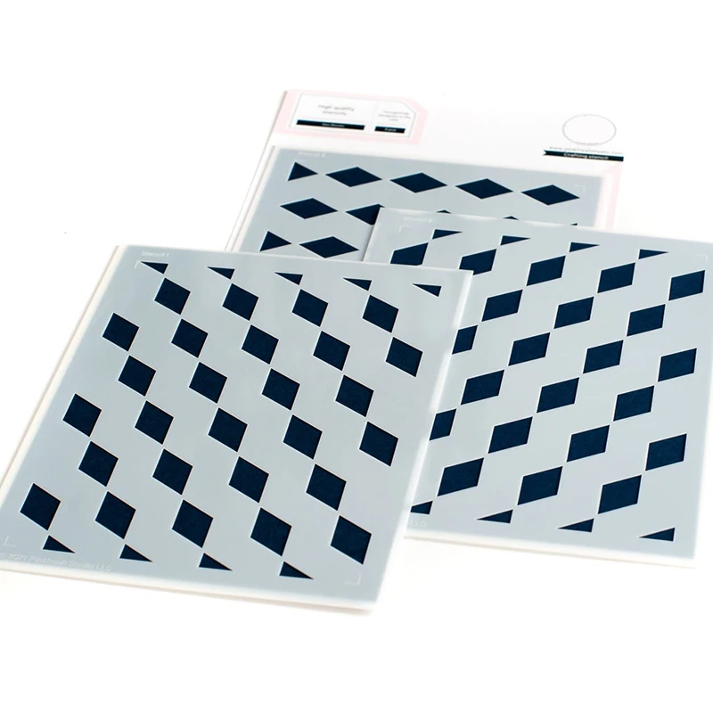 2022 Новый 3D квадратный набор горячего тиснения металлических ножей для вырезания и пластиковых шаблонов для ручного изготовления карточек и скрапбукинга без прозрачной печати на.