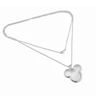 Медальон в виде мыши ожерелье Подходит для бусин и шармов DIY цепочка модное женское ожерелье из стерлингового серебра ювелирные изделия