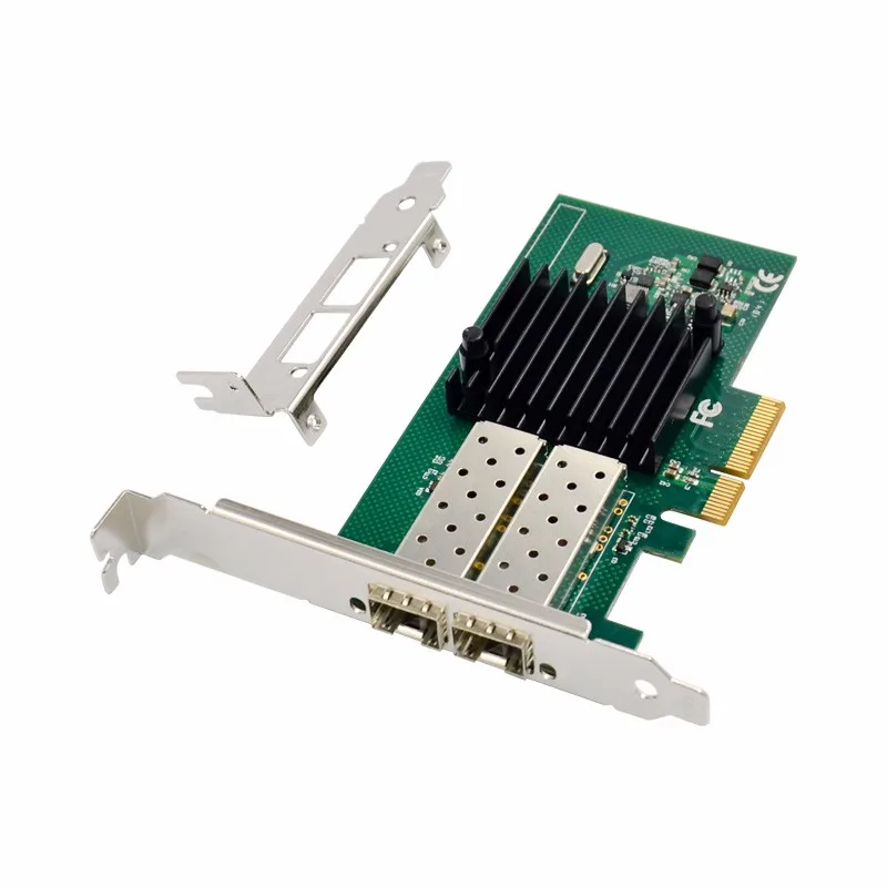 PCI Express X4 Dual Gigabit SFP волоконно Ethernet сервер Nic I350AM2|Сетевые карты| |