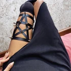 Портупея женская из искусственной кожи, пояс для ног, бандажный пояс, подвязка для бедер, пояс для БДСМ-меча, интимные аксессуары