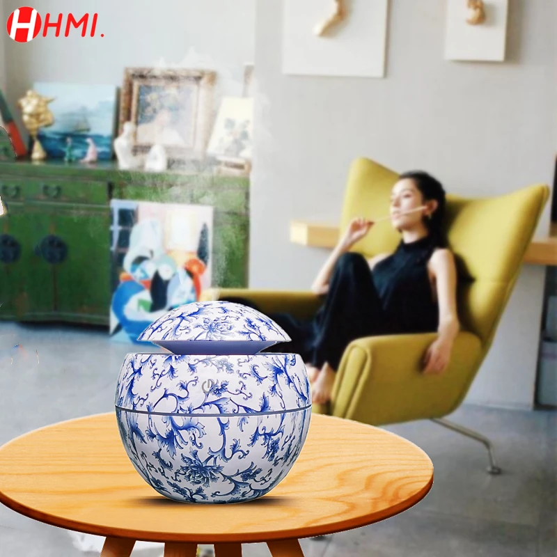 

Portable Mini Air Humidifier USB Essential Oil Aroma Diffuser Cold Mist Sprayer 7 Color LED Night Light for Car Home Bedroom