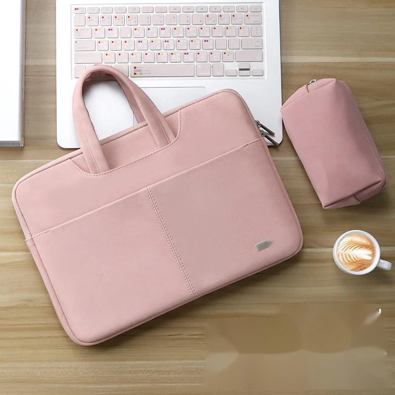

Waterproof Laptop Case, Shoulder Briefcase for Macbook M1 Air Pro 13 15, Huawei, 13.3, 15.6, 14 Inch