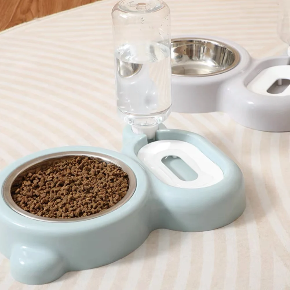 

Fressnapf Cat Bowl Food Doubleподставка котик Automatic феликс корм влажный Drinking Dog Overturn Prevention Pet Water Rice