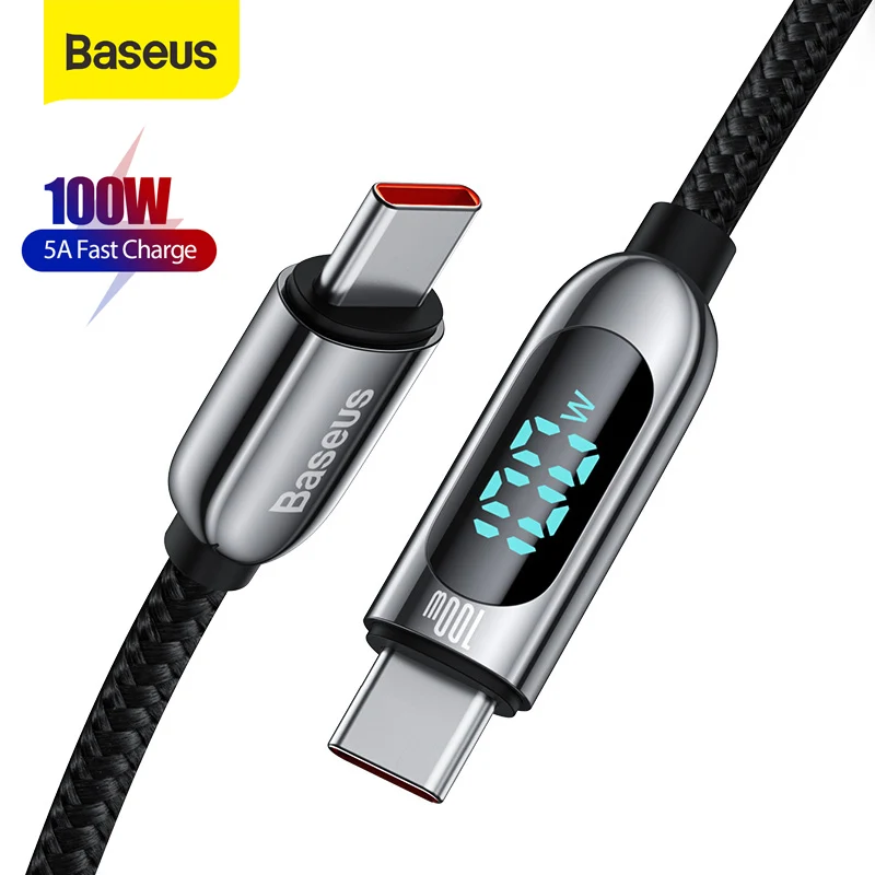 Baseus PD 100W USB C Fast Charging Cable Data Cable USBC to Type C Charger Cable for MacBook For Samsung Xiaomi For Tablet 1M 2M
Baseus PD 100W USB C Fast Charging Cable Data Cable USBC to Type C Charger Cable for MacBook For Samsung Xiaomi For Tablet 1M 2M