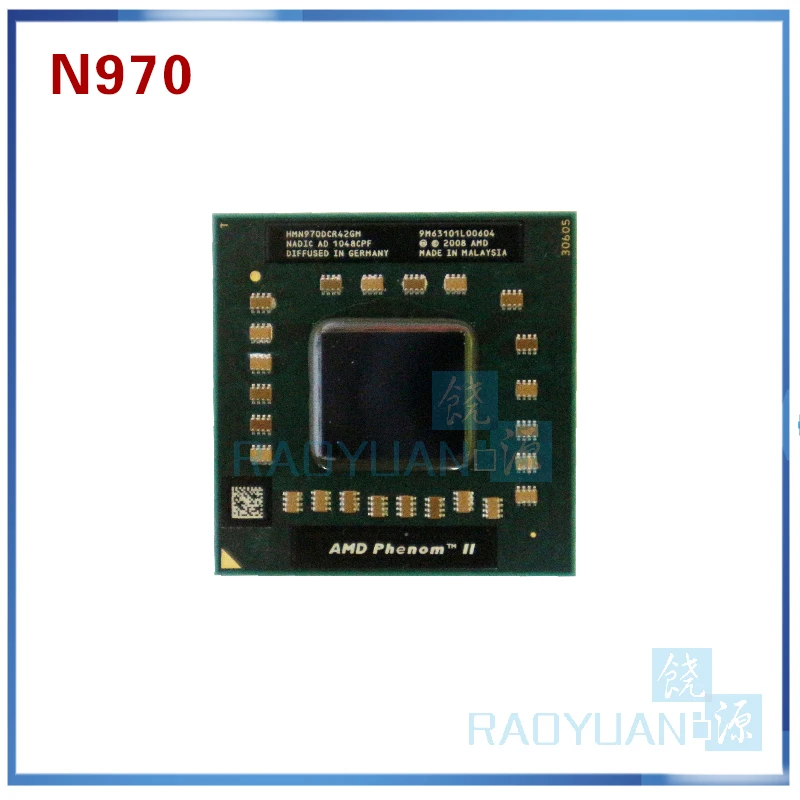

Четырехъядерный мобильный процессор AMD Phenom II N970 2,2 ГГц четырехъядерный четырехпоточный процессор HMN970DCR42GM разъем S1