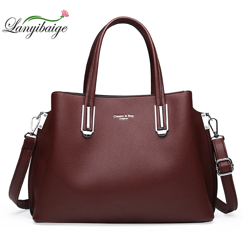 

Женская вместительная сумка-мессенджер на одно плечо, повседневные сумки-тоуты из искусственной кожи, роскошная сумка, женская сумка, модна...