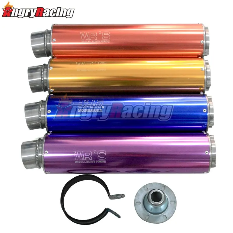 Алюминиевый глушитель выхлопной трубы мотоцикла с глушителем для CB250 CBR250 CB400 CBR400